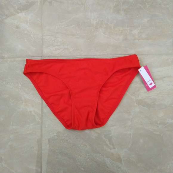 Xhilaration red bikini bottom size medium - Picture 7 of 8